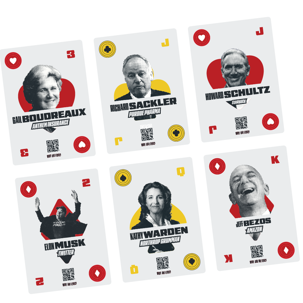 Most Wanted CEO Playing Cards