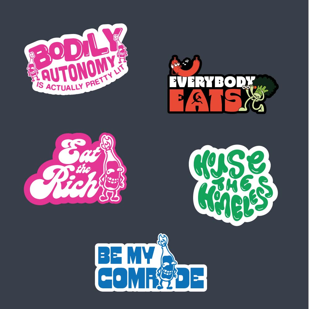 Jumbo Comrade Sticker Pack